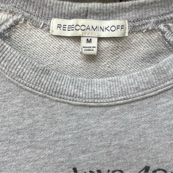 Rebecca Minkoff Heather Gray Crewneck - Picture 3 of 5